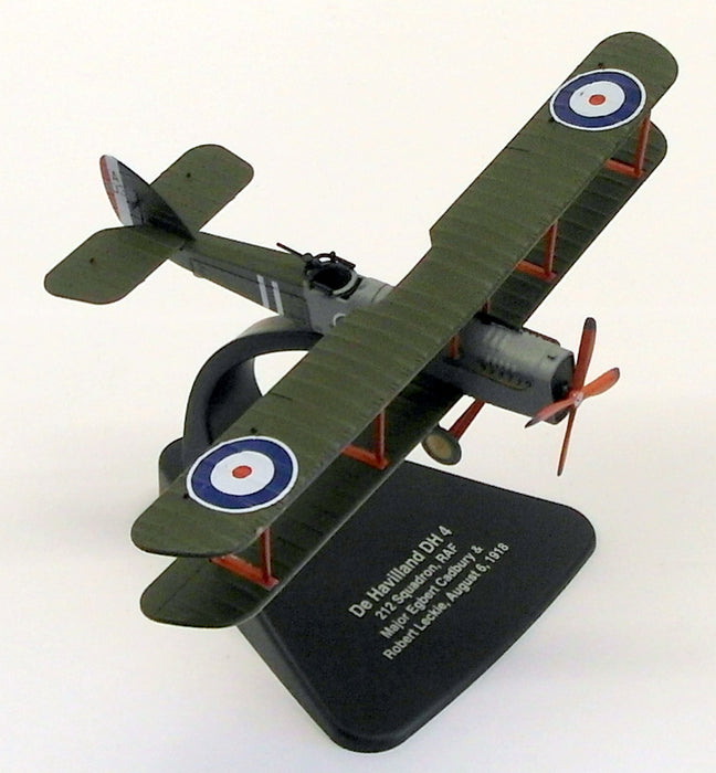 Oxford Diecast 1/72 Scale  AD002 - De Havilland DH4 - RAF 212 Squadron 1918