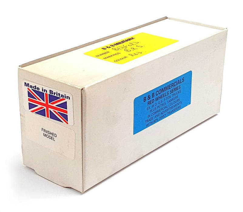B&B Military 1/60 Scale BRS02R - Bedford Truck BRS - Red