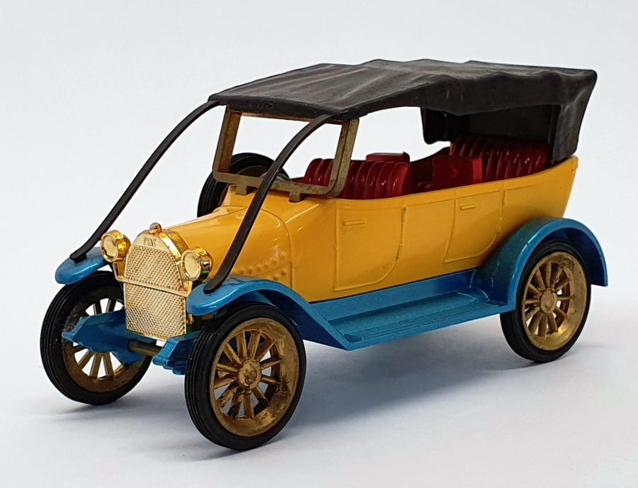 Gama 1/45 Scale Model Car 991 - 1911 Fiat - Black/Yellow/Blue