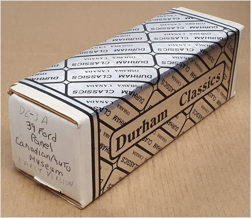 Durham Classics 1/43 Scale DC-3A - 1939 Ford Panel Van - Dk Brown