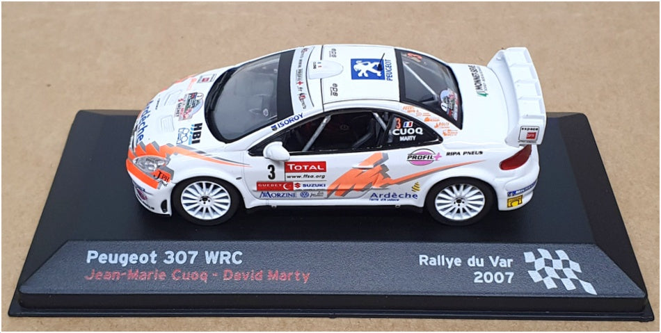 Altaya Ixo 1/43 Scale AL17223E - Peugeot 307 WRC Rallye de Var 2007