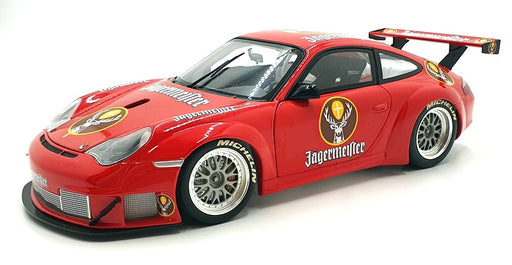 Minichamps 1/18 Scale - Reworked - Porsche 911 GT3 RSR - Jagermeister Red