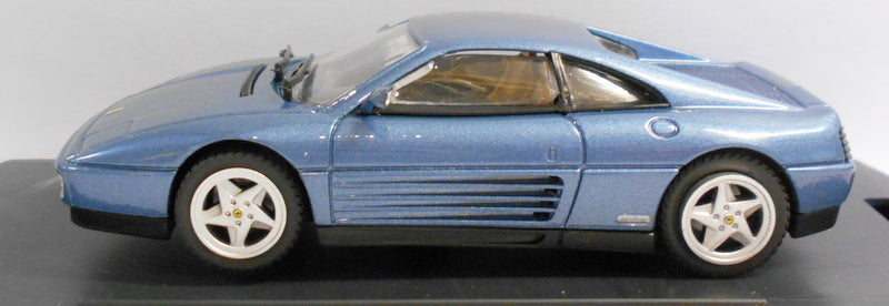 Bang 1/43 Scale Metal Model - 8004 FERRARI 348 'STRADALE' METTALIC BLUE