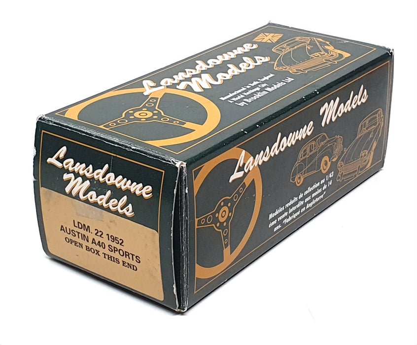 Lansdowne Models 1/43 Scale LDM22 - 1952 Austin A40 Sports - White
