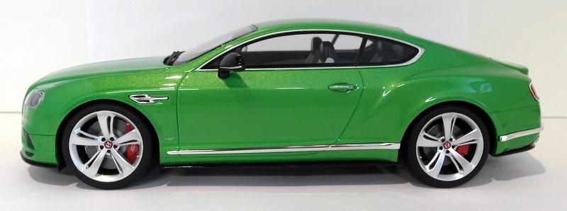 GT Spirit 1/18 Scale Resin - GT077 Bentley Continental GT V8S Metallic green
