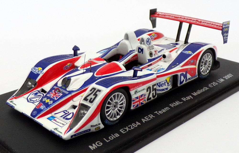 Miniature Spark 1/43 - MG LOLA EX264 AER RML N°25 - Le Mans 2007 (Erdos/Newton) - Pré-vente
