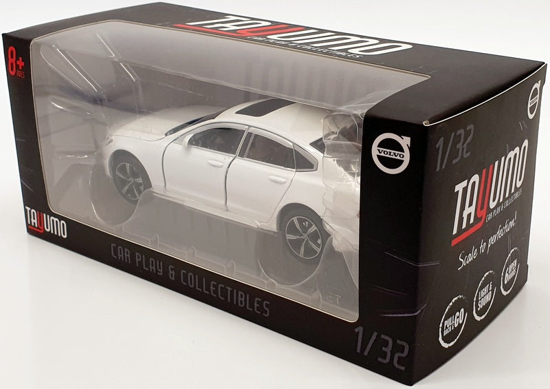 Tayumo 1/32 Scale Pull Back & Go 32100011 - Volvo S90 - White Pearl