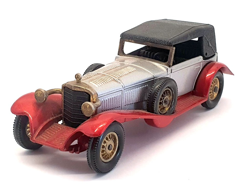 Matchbox Models Of Yesteryear Y-16 - 1928 Mercedes SS Coupe - Silver/Red/Black