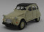Citroen 2CV - Cream - Kinsmart Pull Back & Go Diecast Metal Model Car