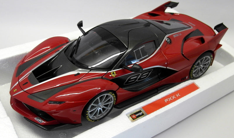 Burago Signature 1/18 Scale Diecast - 18-16907 Ferrari FXX K Supercar Red