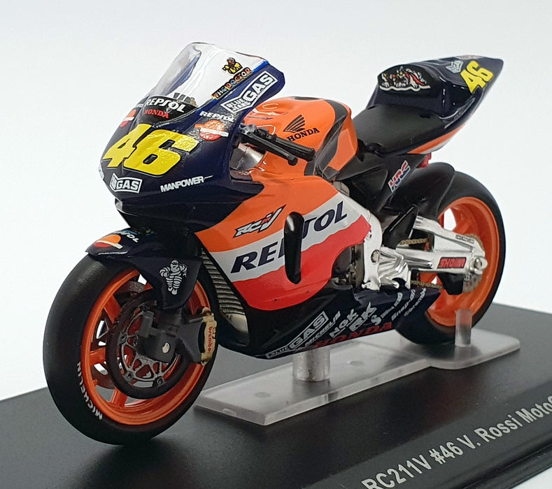 Ixo 1/24 Scale Model Motorcycle RAB055 - Honda RC211V 2003 - #46 V.Rossi