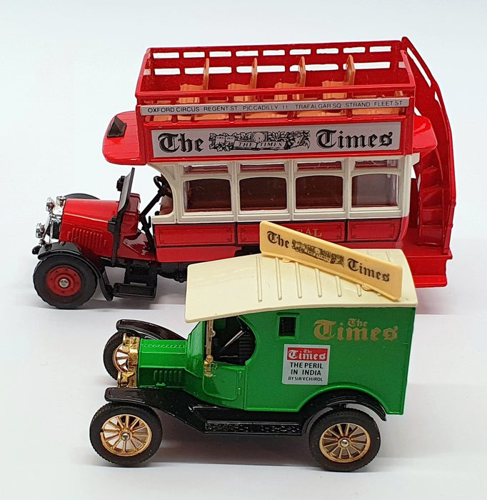 Corgi Diecast R2499G - Thornycroft Bus & Ford Model T Van