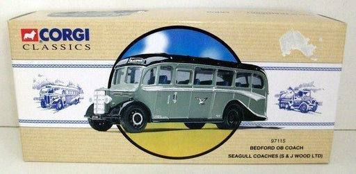 CORGI 1/50 - 97115 BEDFORD OB COACH - SEAGULL COACHES