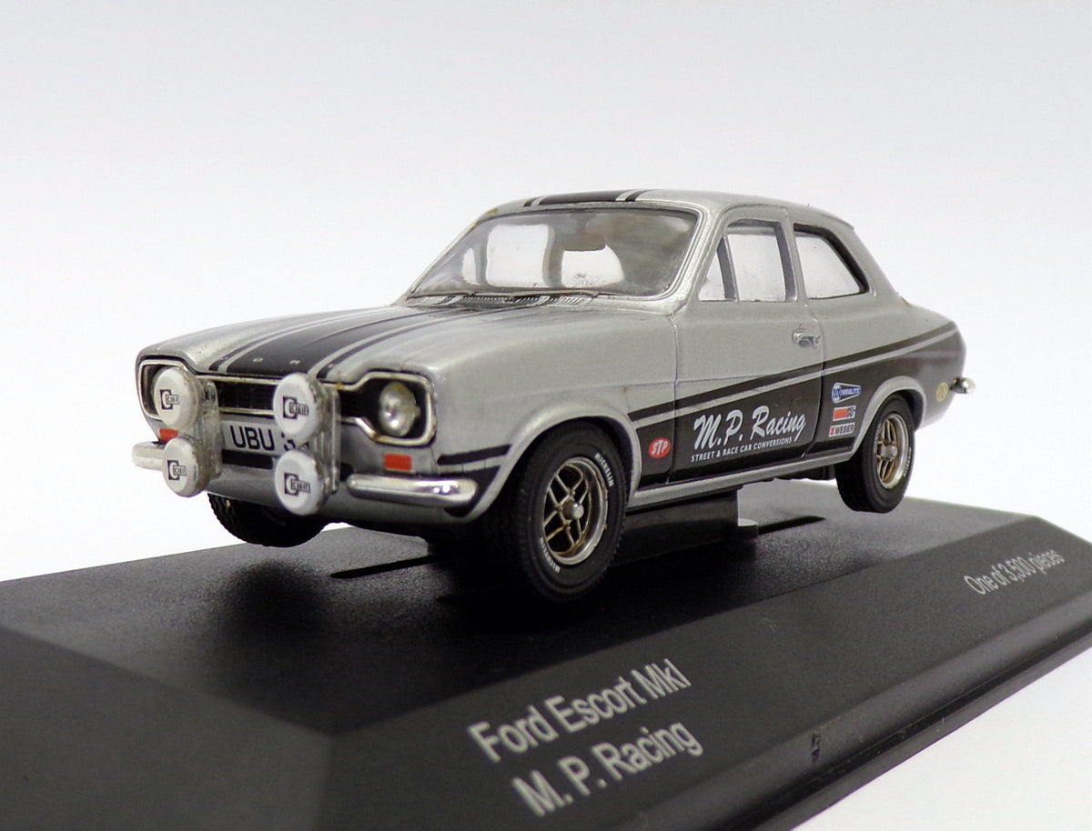 Vanguards 1/43 Scale VA09501 - Ford Escort Mk1 MP Racing - Silver/Black