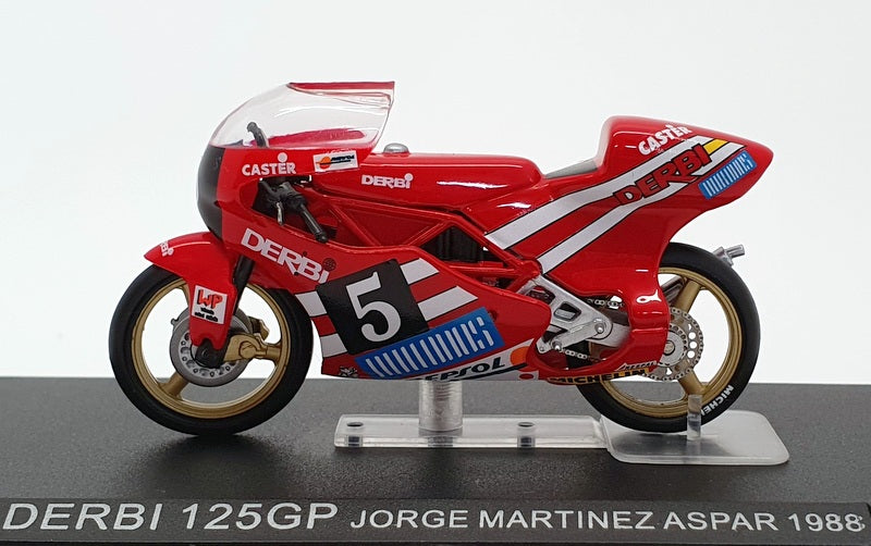 Ixo Models 1/24 Scale IB41 - Derbi 125GP - #5 Jorge Martinez Aspar 1998
