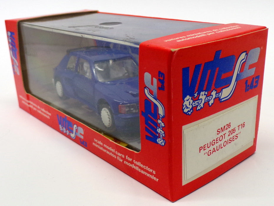Vitesse 1/43 Scale Model Car SM26 - Peugeot 205 T16 - Gauloises