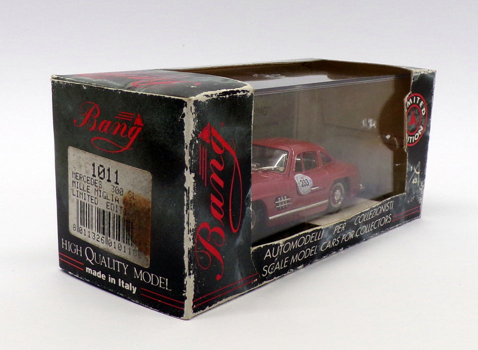 Bang 1/43 Scale 1011 - Mercedes Benz 300SL Gullwing - #233 Mille Miglia