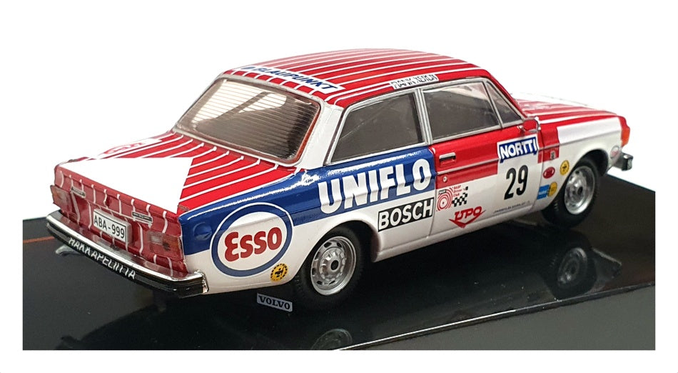 Ixo 1/43 Scale Diecast RAC343LQ - Volvo 142 #29 1000 Lakes Rally 1973