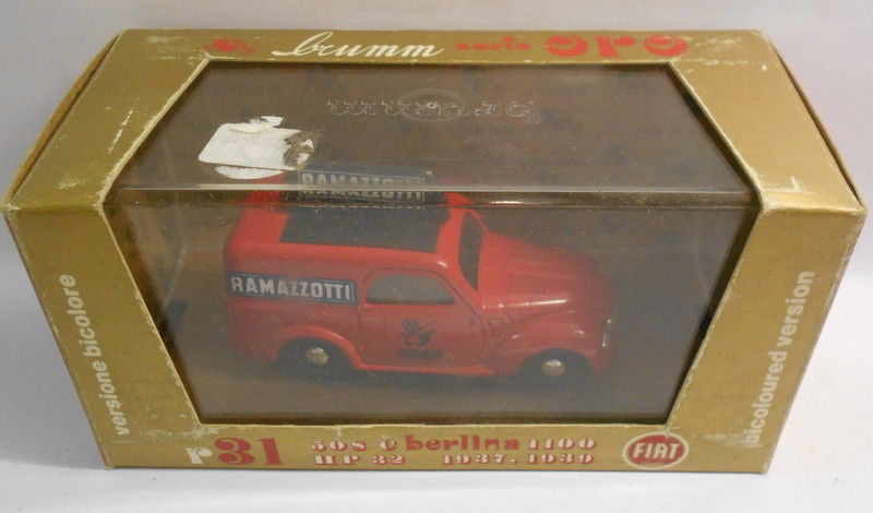 Brumm 1/43 Scale Metal Model - R31 FIAT 508B BERLINA 1100 HP32 1937-1939