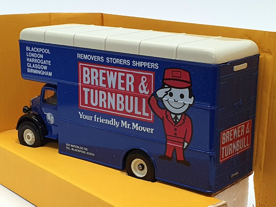 Corgi Appx 14cm Long D953/19 - Bedford O Series Pantechnicon - Brewer & Turnbull