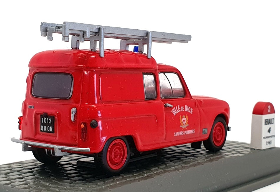 Altaya 1/43 Scale Diecast AL23821G - 1965 Renault 4 Van - Pompiers De Nice