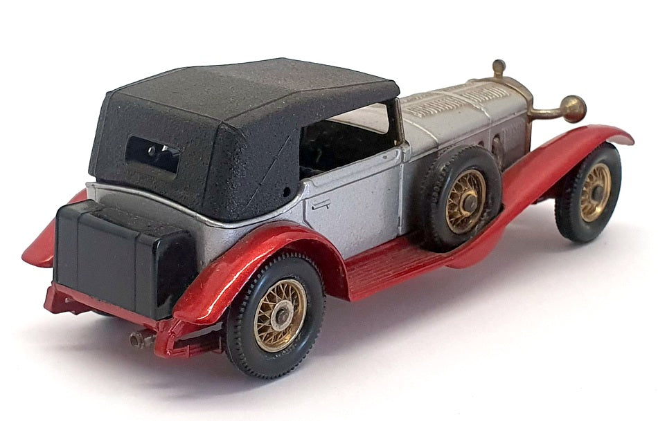 Matchbox Models Of Yesteryear Y-16 - 1928 Mercedes SS Coupe - Silver/Red/Black
