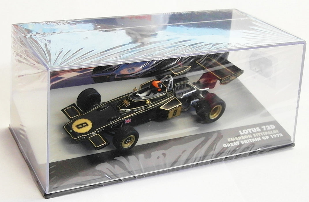 Atlas Editions 1/43 Scale 20219C - F1 Lotus 72D G.Britain GP 1972 Fittipaldi