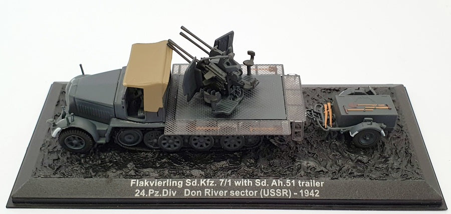Altaya 1/72 Scale A30420R - Flakvierling Sd.Kfz. 7/1 & Trailer - USSR 1942