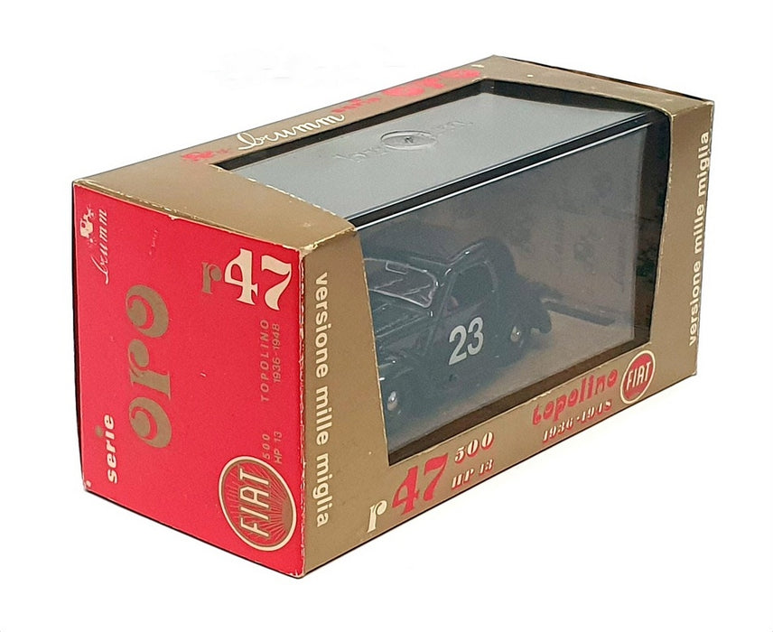 Brumm 1/43 Scale Diecast R47 - 1936-48 Fiat Topoline - Black #23
