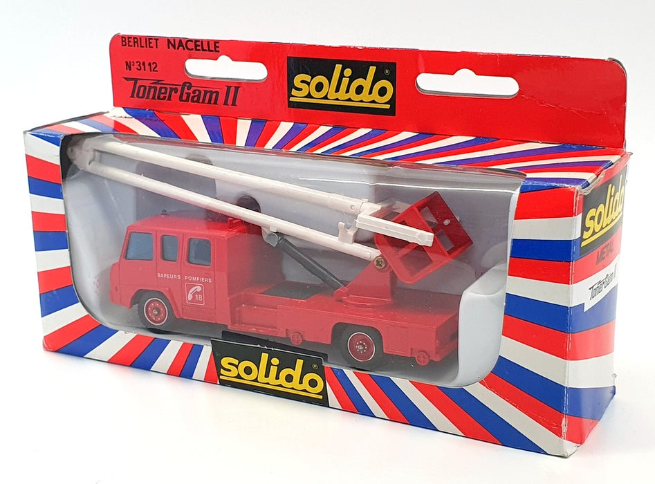 Solido Toner Gam II 1/50 Scale 3112 - Berliet Fire Truck - Red