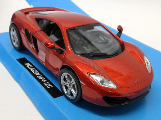 NewRay 1/24 Scale Diecast - 71263 McLaren MC4-12C Metallic red model car