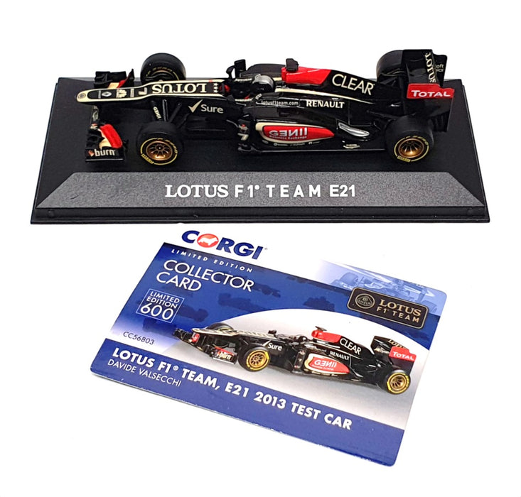 Corgi 1/43 Scale CC56803 - Lotus F1 Team E21 2013 Test Car - Valsecch