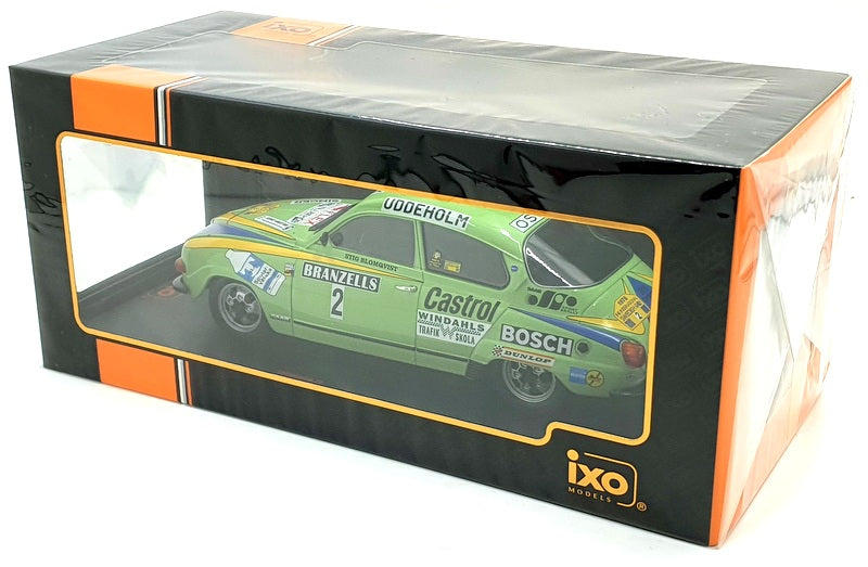 IXO 1/18 Scale 18RMC085B - SAAB 96 V4 #2 Winner Swedish Rally 1976 Blomqvist