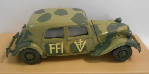 Solido 1/43 Scale Metal Model - SO274 CITREON F.F.I NO 32B CAMOFLAGE