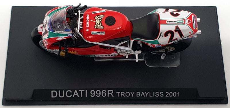 Altaya 1/24 Scale Model Motorcycle AL280130 - 2001 Ducati 996R Troy Bayliss