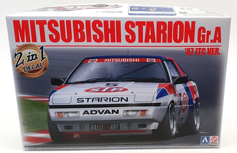 Model NuNu 1/24 Scale Model Kit Car B24023 - Mitsubishi Strarion Gr.A