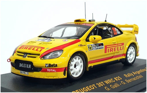 Ixo 1/43 Scale RAM246 - Peugeot 307 WRC Rally Argentina 2006 - Yellow
