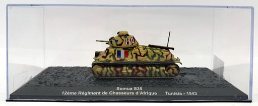 Altaya 1/72 Scale A2520K - Somua S35 Tank - Tunisia 1943