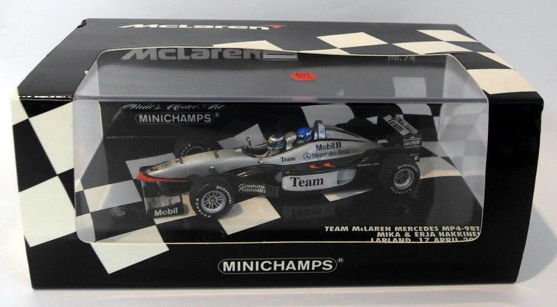 Minichamps F1 1/43 Scale diecast  530 984378 McLaren Mercedes MP4-98T Hakkinen
