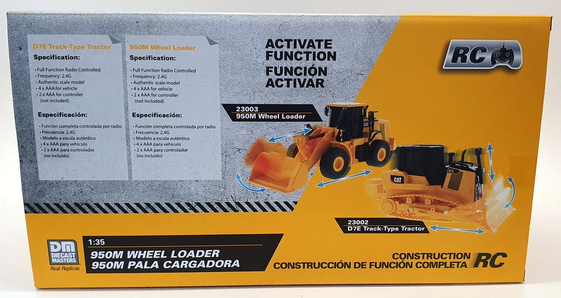 Diecast Masters - CAT 1/24 Scale RC 950M Wheel Loader Diecast Masters - CAT 1/24 Scale RC 950M Wheel Loader