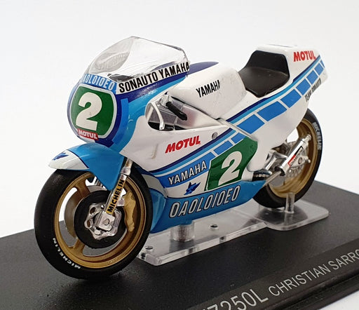 Ixo Models 1/24 Scale IB24 - Yamaha TZ250L - #2 C.Sarron 1984 - Blue/White
