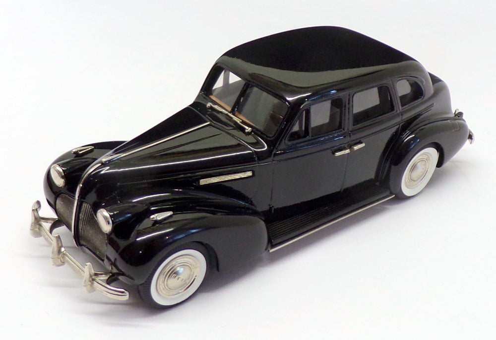 Brooklin Models 1/43 Scale BC007 - 1939 Buick Century 4-Door Sedan M-61 Black