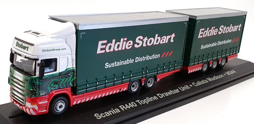 Oxford Diecast 1/76 Scale STOB032 - Scania R440 Drawbar Eddie Stobart