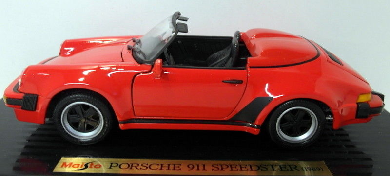 Maisto 1/18 Scale - 31802 Porsche 911 Speedster Red
