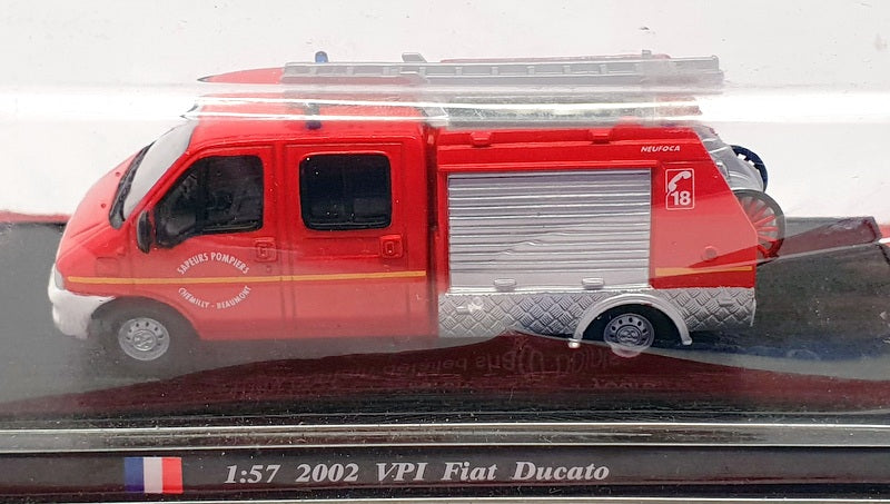 DelPrado 1/57 Scale Diecast DP1208E - 2002 VPI Fiat Ducato Fire Truck