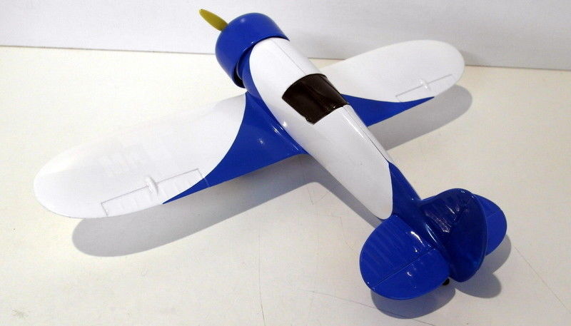Liberty Classics 20cm long Metal - JOBFG2 Propeller stunt plane White / Blue