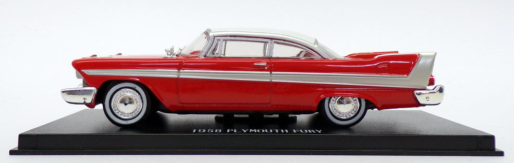 Greenlight 1/43 Scale 86529 - 1958 Plymouth Fury - Christine Red/White