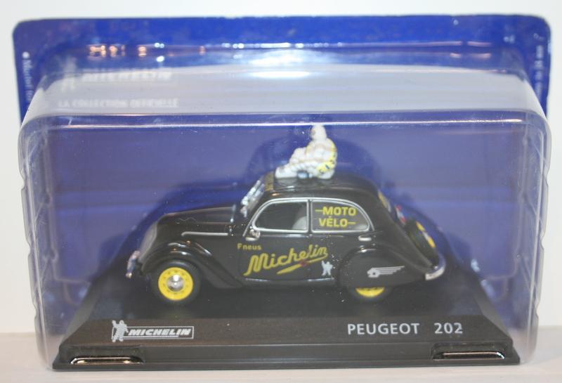 Altaya 1/43 Scale Diecast - Peugeot 202 - Michelin Livery