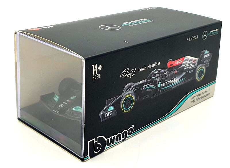 Burago 1/43 Scale #18 38058 Mercedes AMG F1 W12 E Performance L.Hamilton