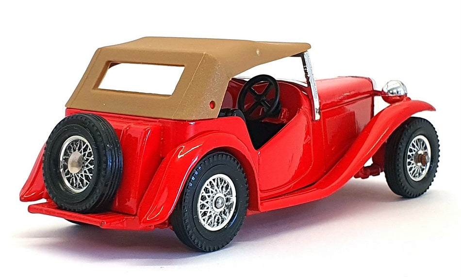 Matchbox Models Of Yesteryear Y-8 - 1945 MG TC - Red/Tan